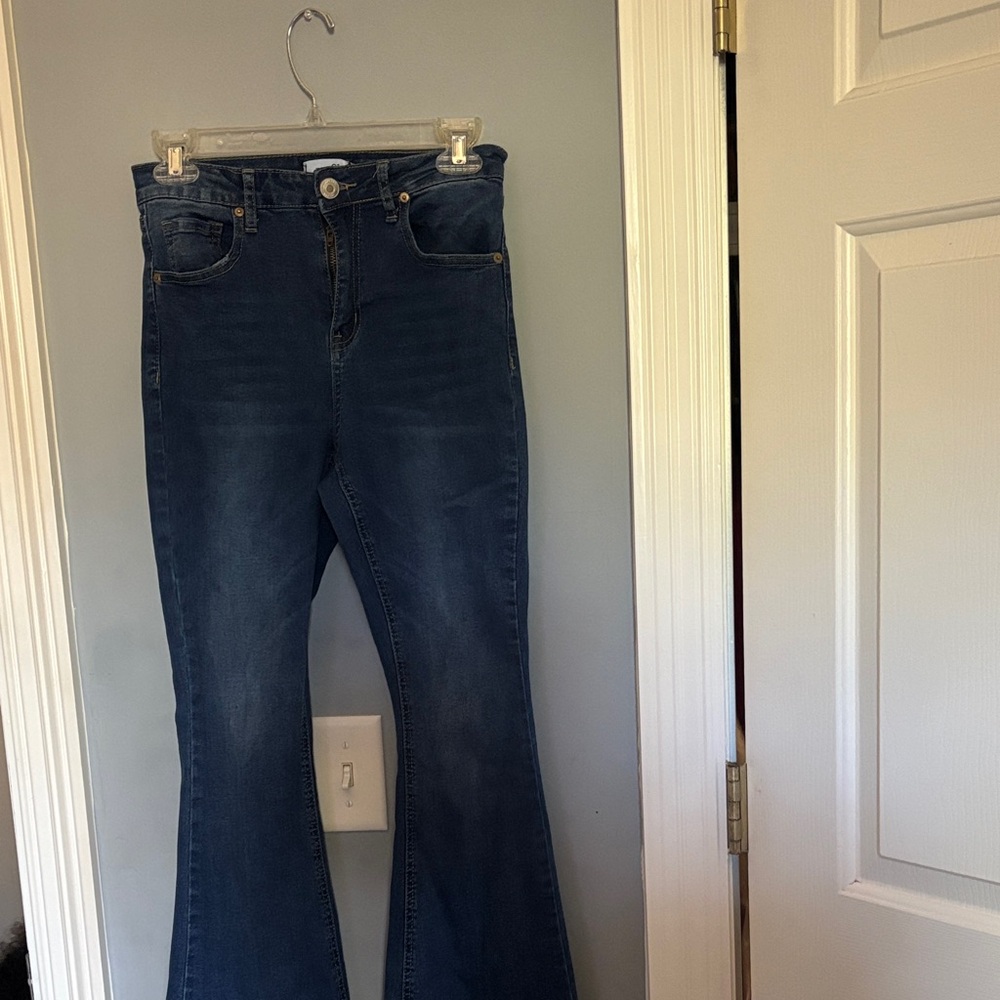 Classic Blue Flared Women's Jeans